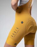 GOBIK pantalones cortos de tirantes - MATT K9 LADY - amarillo