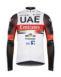 GOBIK maillot de invierno de manga larga - UAE 2021 PACER - blanco/rojo