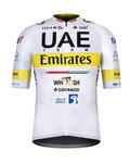 GOBIK jersey de manga corta - UAE 2021 INFINITY - amarillo/blanco