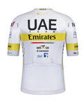 GOBIK jersey de manga corta - UAE 2021 INFINITY - amarillo/blanco