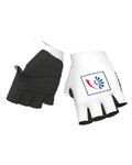 ALÉ guantes de dedos cortos - GROUPAMA FDJ 2020 - blanco