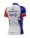 ALÉ jersey de manga corta - GROUPAMA FDJ 2021 - rojo/azul/blanco