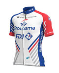 ALÉ jersey de manga corta - GROUPAMA FDJ 2019 - blanco/azul/rojo