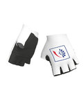 ALÉ guantes de dedos cortos - GROUPAMA FDJ 2019 - blanco