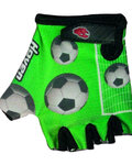 HAVEN guantes de dedos cortos - DREAM KIDS - verde/blanco/negro