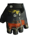HAVEN guantes de dedos cortos - DREAM KIDS - rojo/amarillo/negro
