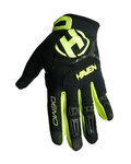 HAVEN guantes de dedos largos - DEMO LONG - negro/verde