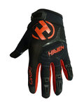 HAVEN guantes de dedos largos - DEMO LONG - negro/rojo