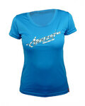 HAVEN jersey de manga corta - AMAZON LADY MTB - azul claro/blanco