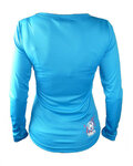HAVEN maillot de verano de manga larga - AMAZON LADY LONG MTB - azul/rosa