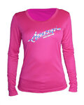 HAVEN maillot de verano de manga larga - AMAZON LADY LONG MTB - rosa