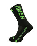 HAVEN calcetines clásicos - LITE SILVER NEO LONG - negro/verde
