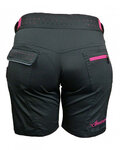 HAVEN pantalones cortos sin tirantes - AMAZON LADY - negro/rosa