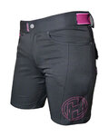 HAVEN pantalones cortos sin tirantes - AMAZON LADY - negro/rosa