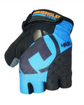 HAVEN guantes de dedos cortos - SINGLETRAIL - negro/azul