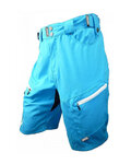 HAVEN pantalones cortos sin tirantes - NAVAHO SLIMFIT - azul/blanco