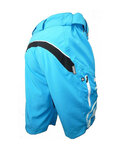 HAVEN pantalones cortos sin tirantes - NAVAHO SLIMFIT - azul/blanco