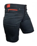 HAVEN pantalones cortos sin tirantes - AMAZON LADY - negro/rojo