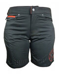 HAVEN pantalones cortos sin tirantes - AMAZON LADY - negro/rojo