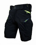 HAVEN pantalones cortos sin tirantes - CUBES BLACKIES - verde/negro