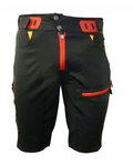 HAVEN pantalones cortos sin tirantes - SINGLETRAIL HMS - negro/rojo