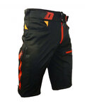 HAVEN pantalones cortos sin tirantes - SINGLETRAIL HMS - negro/rojo