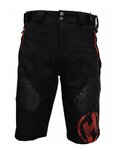 HAVEN pantalones cortos sin tirantes - RAINBRAIN - negro/rojo