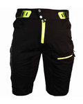 HAVEN pantalones cortos sin tirantes - SINGLETRAIL HMS - negro/verde