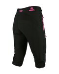 HAVEN pantalones cortos sin tirantes - ENERGY THREEQ 3/4 W - rosa/negro