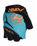 HAVEN guantes de dedos cortos - DEMO KIDS - azul/naranja