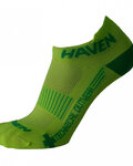 HAVEN calcetines de tobillo - SNAKE SILVER NEO 2PAK - amarillo/verde