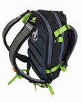 HAVEN mochila - LUMINITE II 12L - negro/verde
