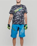 HAVEN Maillot y pantalón MTB - CUBES NEO - azul/negro
