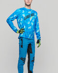 HAVEN Maillot y pantalón MTB - CUBES NEO LONG - azul/negro