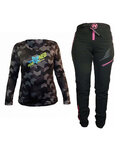 HAVEN Maillot y pantalón MTB - PEARL NEO LONG - negro