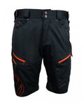 HAVEN pantalones cortos sin tirantes - NAVAHO SLIMFIT - negro/rojo