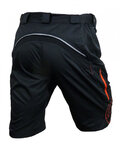 HAVEN pantalones cortos sin tirantes - NAVAHO SLIMFIT - negro/rojo