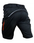 HAVEN pantalones cortos sin tirantes - NAVAHO SLIMFIT - negro/rojo