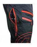 HAVEN pantalones cortos sin tirantes - NAVAHO SLIMFIT - negro/rojo
