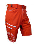 HAVEN pantalones cortos sin tirantes - NAVAHO SLIMFIT - blanco/rojo