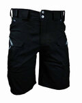 HAVEN pantalones cortos sin tirantes - CUBES BLACKIES - negro