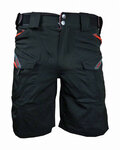 HAVEN pantalones cortos sin tirantes - CUBES BLACKIES - negro/rojo