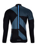 HOLOKOLO maillot de invierno de manga larga - TRACE BLUE WINTER - azul/negro