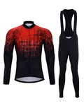 HOLOKOLO jersey y pantalón de invierno - INFRARED WINTER  - negro/rojo
