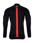 HOLOKOLO maillot de invierno de manga larga - OBSIDIAN WINTER  - negro/rojo