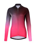 HOLOKOLO maillot de invierno de manga larga - DAZZLE LADY WINTER - rosa/negro