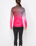 HOLOKOLO maillot de invierno de manga larga - DAZZLE LADY WINTER - rosa/negro