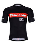HOLOKOLO jersey de manga corta - OBSIDIAN - rojo/negro