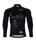 HOLOKOLO maillot de invierno de manga larga - BLACK OUT WINTER - negro