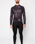 HOLOKOLO maillot de invierno de manga larga - BLACK OUT WINTER - negro